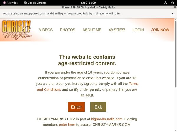 Account Free For Christy Marks