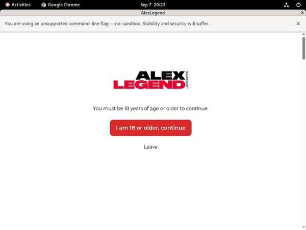 Alexlegend.com Valid Password