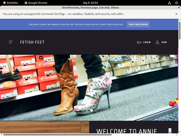 AnnieFootsies Payment Page