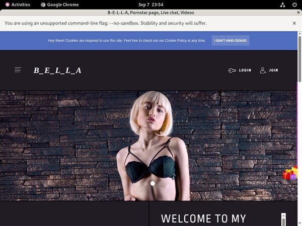 B-e-l-l-a.modelcentro.com Trial Membership $1