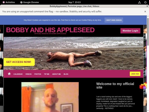 BobbyAppleseed Account Trial