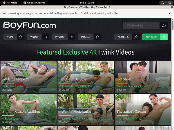 Boy Fun Exit Discount