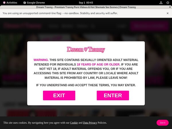 Buy Dreamtranny.com Account