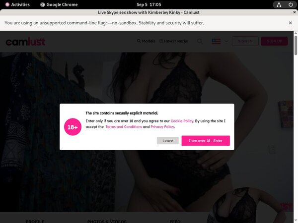 Camlust.com Discount Trial Offer