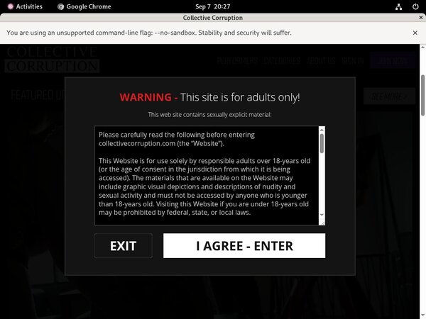 Collective Corruption Member Passwords