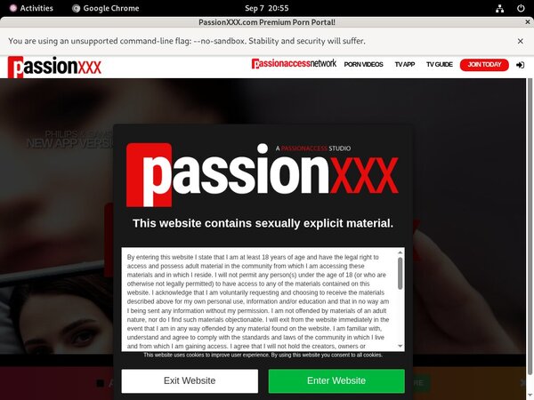 Cracked Passionxxx.com Account