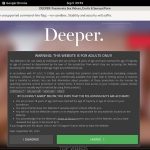 Deeper.com Login Codes