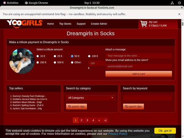 Dreamgirls In Socks Debit Card