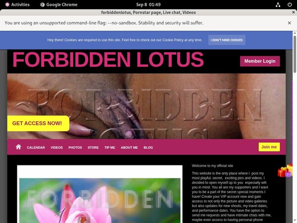 Forbiddenlotus Free Trial Tour