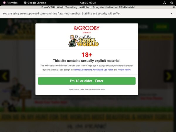 Franks-tgirlworld.com Paypal