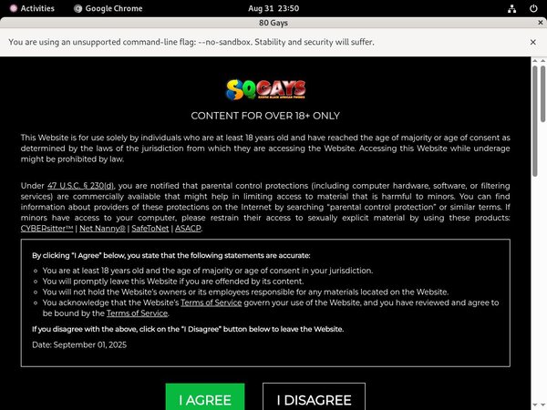 Free 80gays.com Premium Login