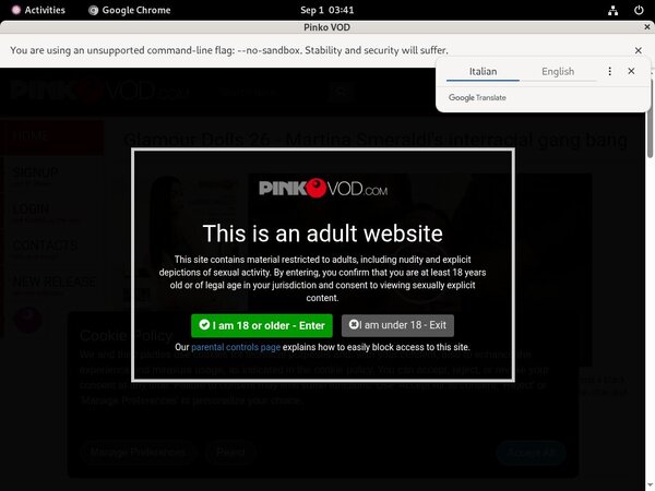 Free Account Premium Pink O VOD
