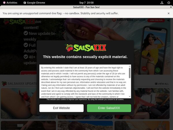 Free Trial Salsaxxx.com Membership