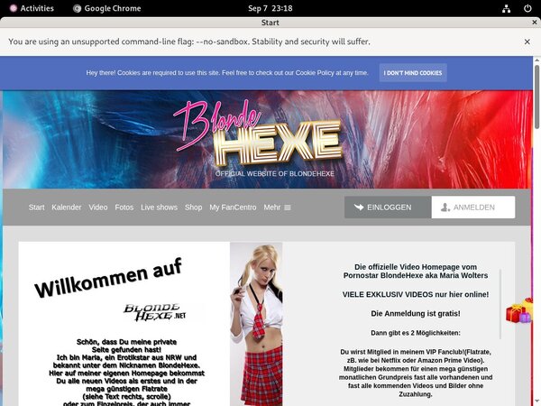 Free Video BlondeHexe