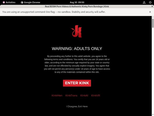 Free Working Kink Logins