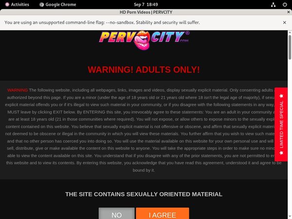Get Free Pervcity.com Account