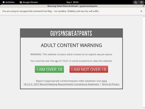 Get Guysinsweatpants Password