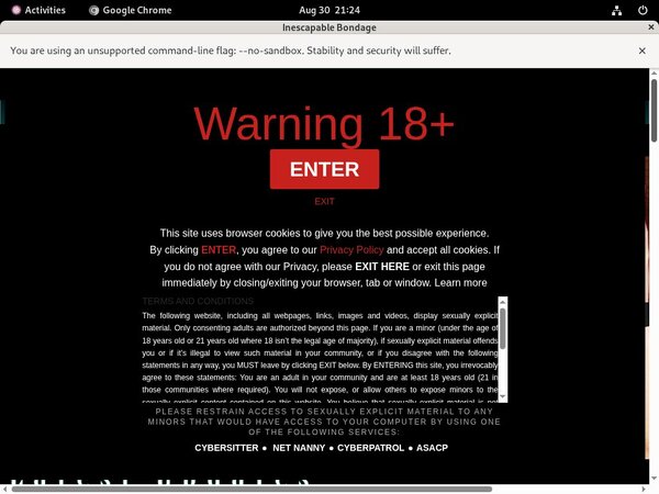 Inescapablebondage.com Without CC