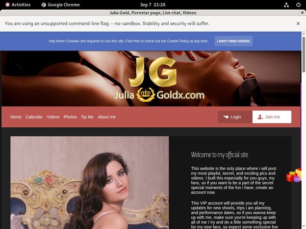 Juliagmodelcentro.com Billing Page