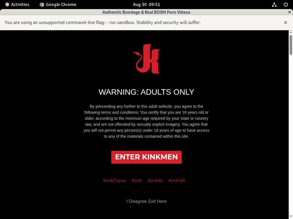 Kinkmen.com Accounts Passwords