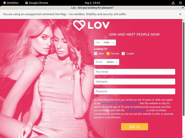 LOV Discount Login