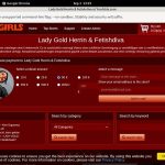 Lady Gold Fetishdiva Site