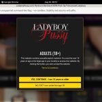 Ladyboy Pussy Discount Membership Deal