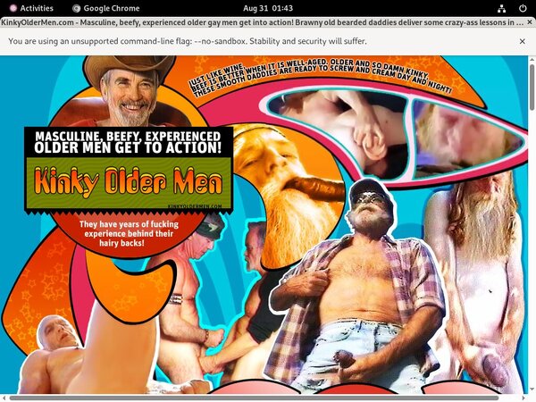 Limited Kinky Older Men Deal