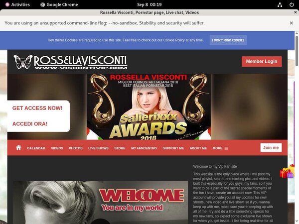 Logins For Rossella Visconti