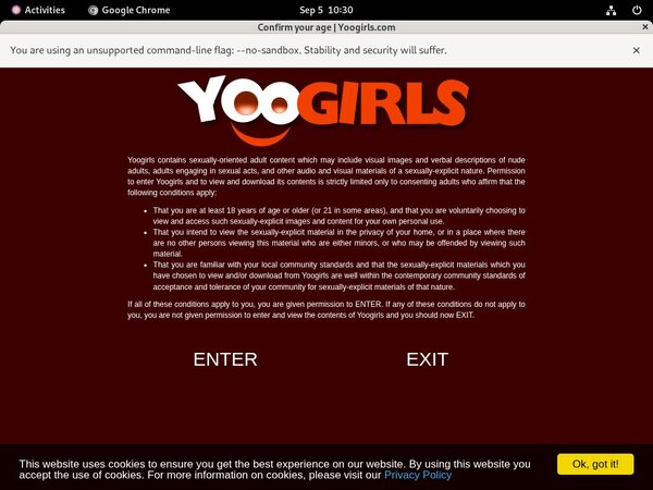 Logins For Yoogirls.com