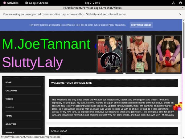 M.JoeTannant Order