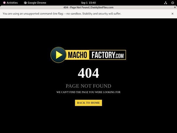 Machofactory Account 2015