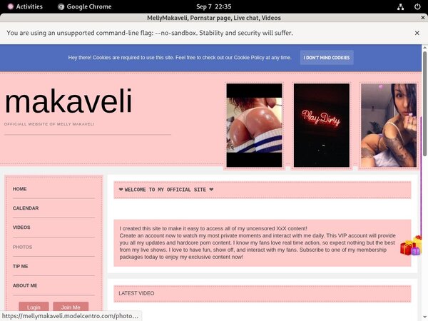 Mellymakaveli.modelcentro.com Nude Pictures