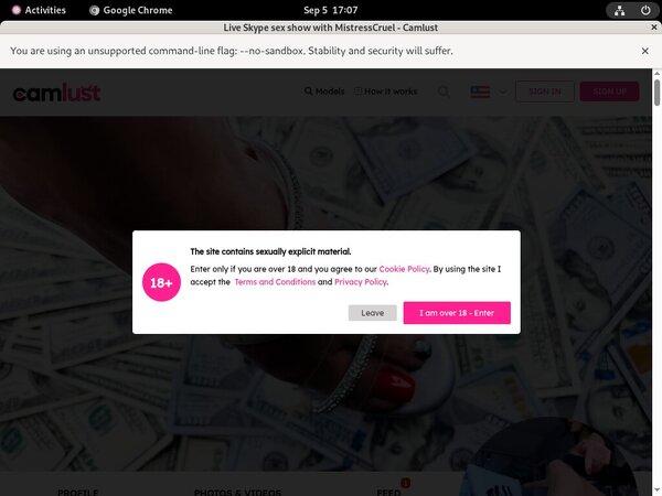 Mistress Cruel With Canadian Dollars