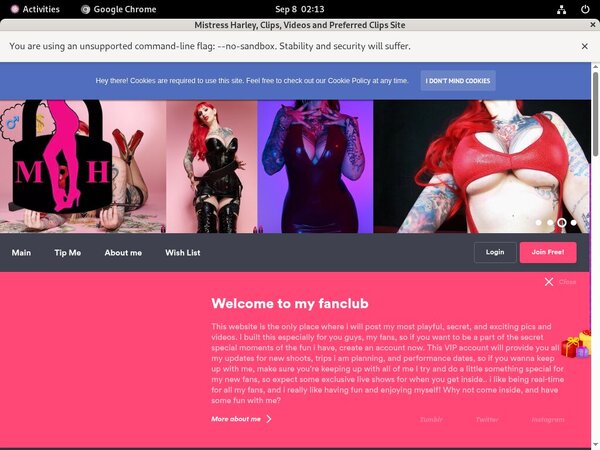 Mistress Harley Clips4sale