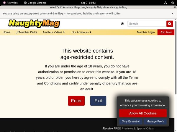 Naughtymag Trial Pass