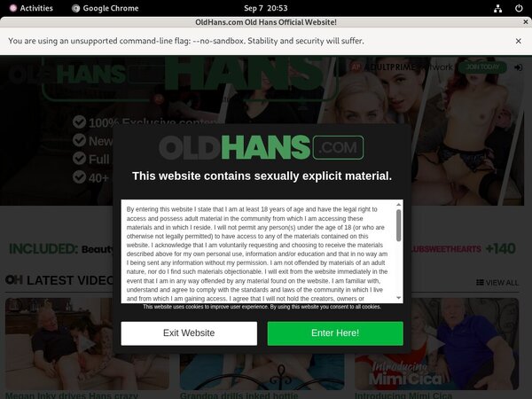 Oldhans.com Pay With