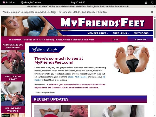 Paypal Myfriendsfeet.com Join