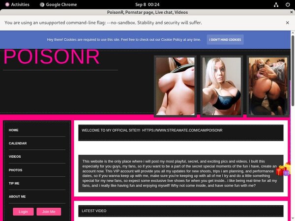 Poisonr.modelcentro.com Trial Offers