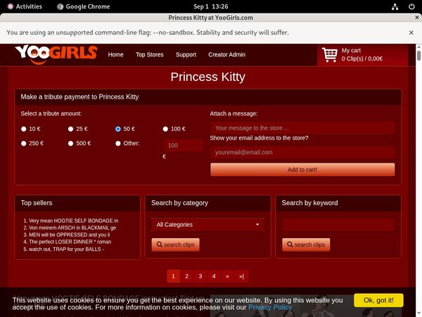 Princess Kitty Order