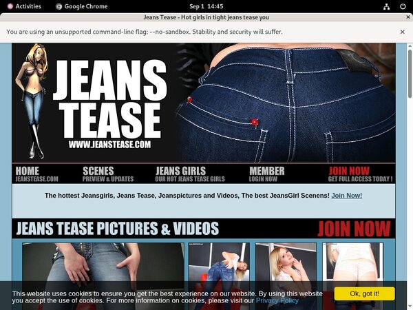 Real Jeans Tease Accounts