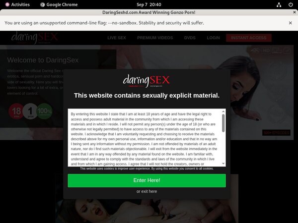 Sex Daring Discount Offer