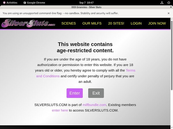 Silver Sluts Join Now