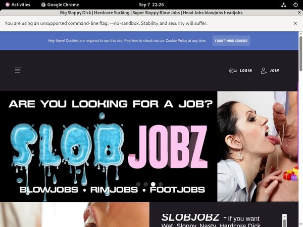 Slobjobz Discount Registration