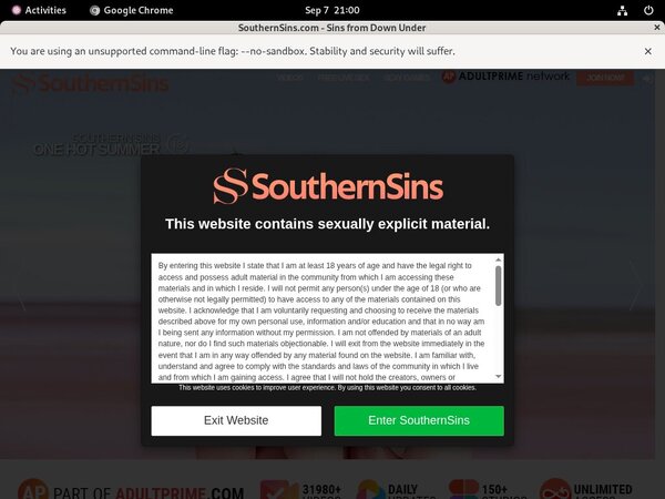 Southernsins.com Free Preview