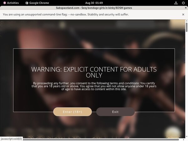 Subspaceland.com Login Pass