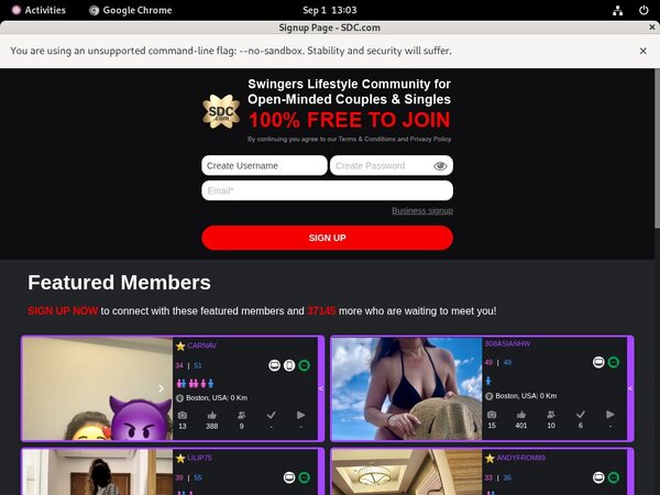 Swingers Date Club Free Discount