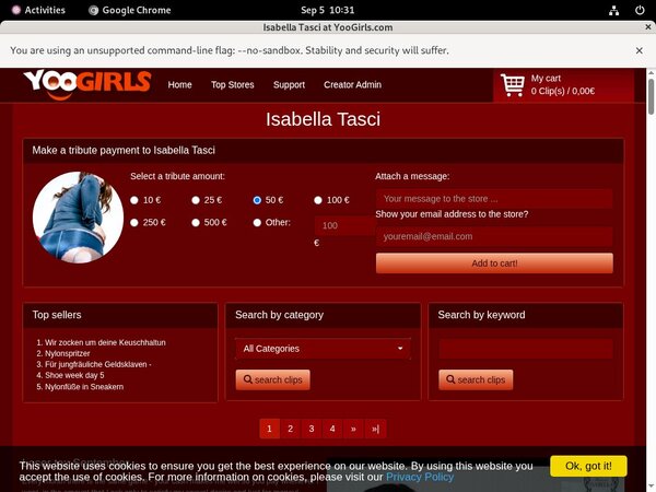 Tasci Isabella Premium Account