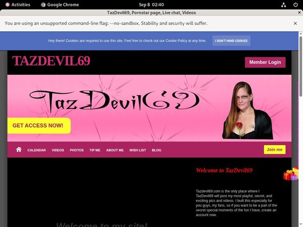 TazDevil69 Free Account And Password
