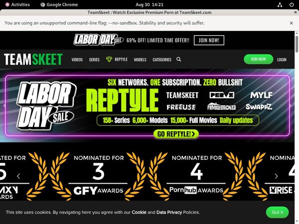 Teamskeet Wnu.com Page